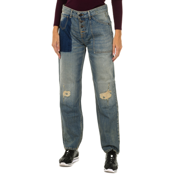 textil Dame Bukser Armani jeans 6Y5J13-5D2YZ-1500 Blå