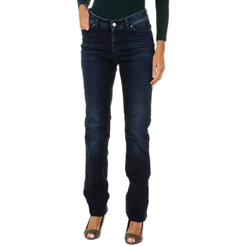 textil Dame Bukser Armani jeans 6Y5J18-5D25Z-1500 Blå