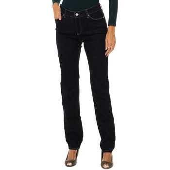 textil Dame Bukser Armani jeans 6Y5J18-5D2AZ-1500 Blå