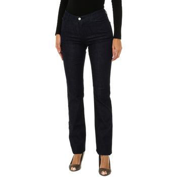 textil Dame Bukser Armani jeans 6Y5J85-5DWLZ-1500 Blå