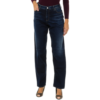 textil Dame Bukser Armani jeans 6Y5J90-5D2IZ-1500 Blå