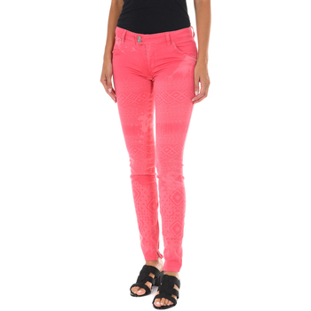 textil Dame Jeans med vide ben Met 70DBF0518-G291-0018 Pink