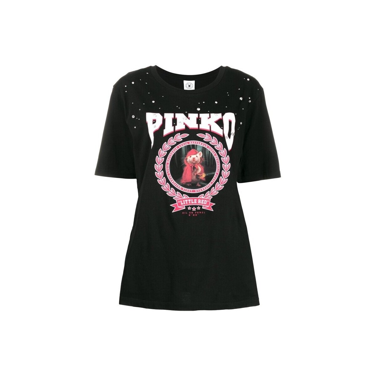 textil Dame T-shirts & poloer Pinko 1N12L2 Y68F Z99 Sort