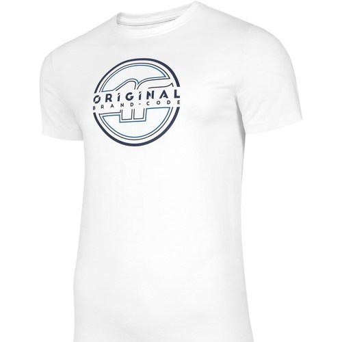 textil Herre T-shirts m. korte ærmer 4F TSM019 Hvid