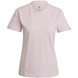 textil Dame T-shirts m. korte ærmer adidas Originals Outlined Floral Graphic Pink