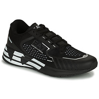 Sko Lave sneakers Emporio Armani EA7 NEW RUNNING V4 Sort / Hvid