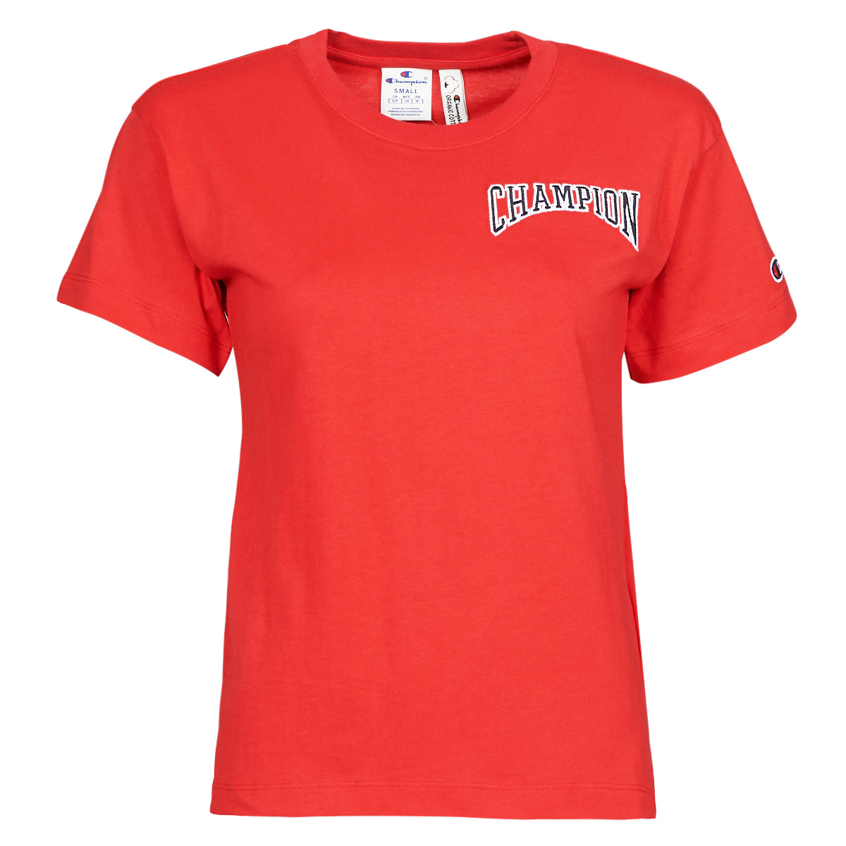 textil Dame T-shirts m. korte ærmer Champion CREWNECK T SHIRT Rød