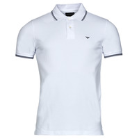 textil Herre Polo-t-shirts m. korte ærmer Emporio Armani 8N1FB4 Hvid