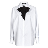 textil Dame Skjorter / Skjortebluser Karl Lagerfeld KL MONOGRAM POPLIN SHIRT Hvid