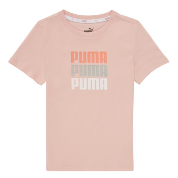 textil Pige T-shirts m. korte ærmer Puma ALPHA TEE Pink