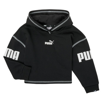 textil Pige Sweatshirts Puma PUMA POWER HOODIE Sort