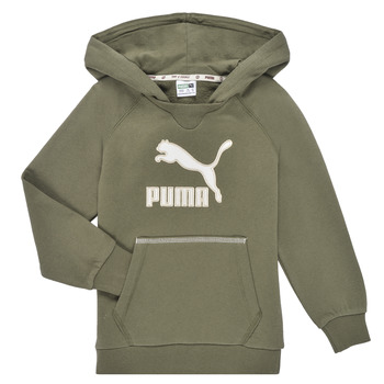 textil Dreng Sweatshirts Puma T4C HOODIE Kaki