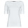 textil Dame T-shirts m. korte ærmer Lauren Ralph Lauren JUDY-ELBOW SLEEVE-KNIT Hvid