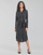 textil Dame Lange kjoler Lauren Ralph Lauren RYNETTA-LONG SLEEVE-CASUAL DRESS Sort