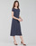 textil Dame Lange kjoler Lauren Ralph Lauren PIPPA-CAP SLEEVE-DAY DRESS Blå