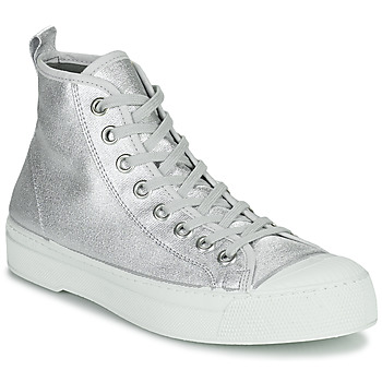 Sko Dame Lave sneakers Bensimon STELLA B79 SHINY CANVAS Sølv