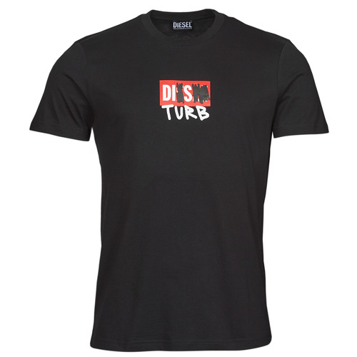 textil Herre T-shirts m. korte ærmer Diesel T-DIEGOS-B10 Sort