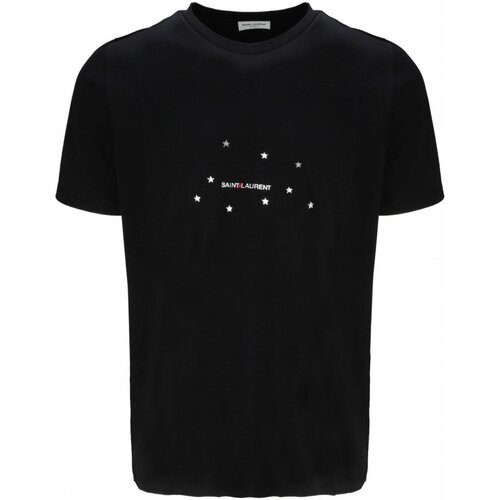 textil Herre T-shirts m. korte ærmer Yves Saint Laurent BMK577087 Sort