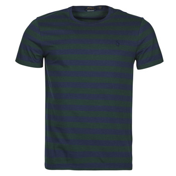 textil Herre T-shirts m. korte ærmer Polo Ralph Lauren POLINE Marineblå / Grøn