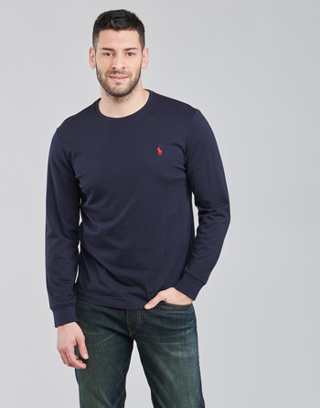 textil Herre Langærmede T-shirts Polo Ralph Lauren DRENNI Marineblå