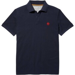 textil Herre Polo-t-shirts m. korte ærmer Timberland 164281 Blå