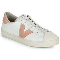 Sko Dame Lave sneakers Victoria BERLIN PIEL CONTRASTE Hvid / Pink