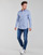 textil Herre Skjorter m. lange ærmer Tommy Jeans TJM ORIGINAL STRETCH SHIRT Blå