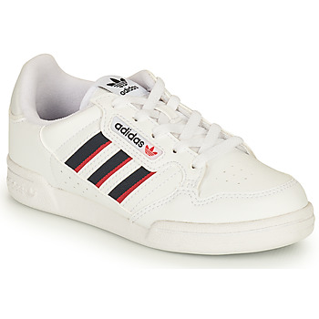 Sko Børn Lave sneakers adidas Originals CONTINENTAL 80 STRI C Hvid / Blå