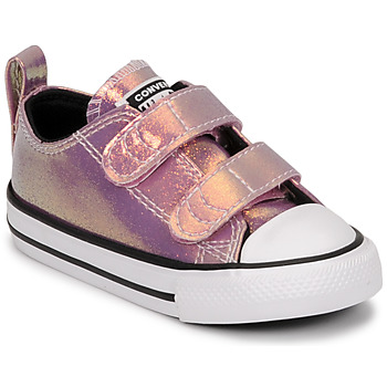 Sko Pige Lave sneakers Converse CHUCK TAYLOR ALL STAR 2V IRIDESCENT GLITTER OX Pink
