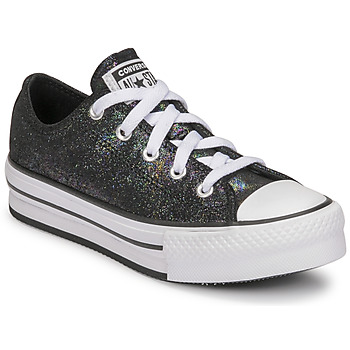 Sko Pige Lave sneakers Converse CHUCK TAYLOR ALL STAR EVA LIFT IRIDESCENT LEATHER OX Sort