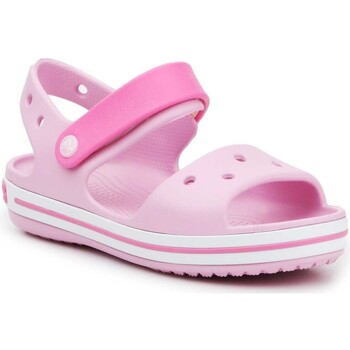 Sko Pige Sandaler Crocs Crocband Sandal Kids12856-6GD Pink