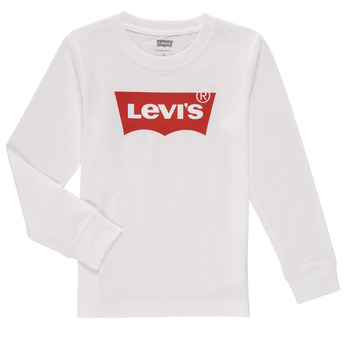 textil Dreng Langærmede T-shirts Levi's L/S BATWING TEE Hvid