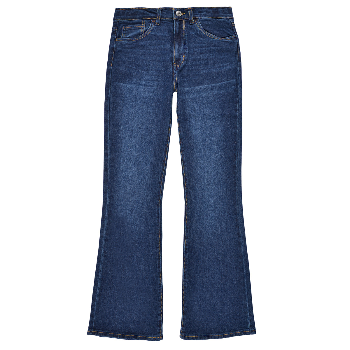 textil Pige Bootcut jeans Levi's HIGH RISE CROP FLARE Blå