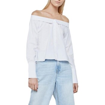 textil Dame Toppe / Bluser Only Off Shoulders Bambi Top - Bright White Hvid