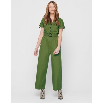 Only Helen Ancle Jumpsuit - Martini Olive Grøn
