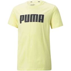 textil Børn T-shirts m. korte ærmer Puma 585887 Gul