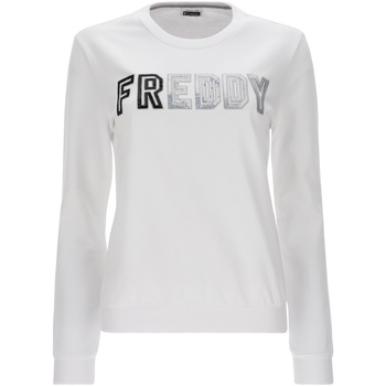 textil Dame Sweatshirts Freddy S1WCLS4 Hvid