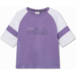 textil Børn T-shirts m. korte ærmer Fila 683330 Violet
