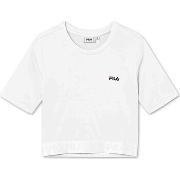 textil Dame T-shirts m. korte ærmer Fila 688520 hvid
