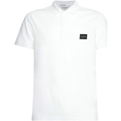 textil Herre Polo-t-shirts m. korte ærmer Calvin Klein Jeans K10K107289 Hvid