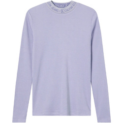 textil Dame Langærmede T-shirts Calvin Klein Jeans J20J215228 Violet