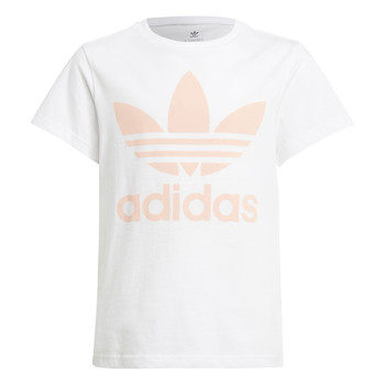 textil Børn T-shirts m. korte ærmer adidas Originals VAGUO Hvid