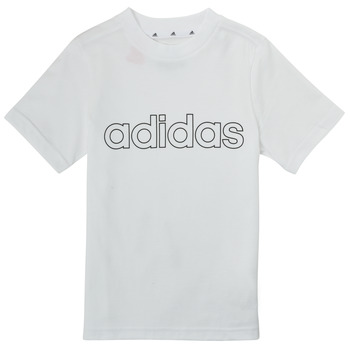 textil Dreng T-shirts m. korte ærmer adidas Performance ALBA Hvid