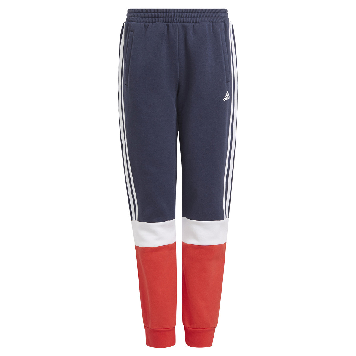 textil Dreng Træningsbukser adidas Performance ALMANA Marineblå / Rød