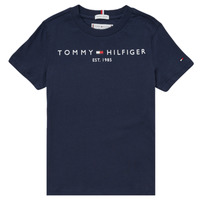 textil Børn T-shirts m. korte ærmer Tommy Hilfiger SELINERA Marineblå