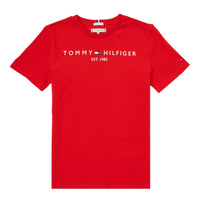 textil Børn T-shirts m. korte ærmer Tommy Hilfiger AIXOU Rød