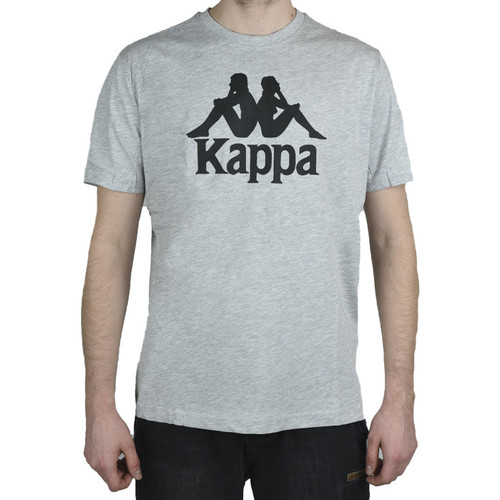 kunst Trunk bibliotek brutalt Kappa Caspar T-Shirt Grå - textil T-shirts m. korte ærmer Herre 153,00 Kr