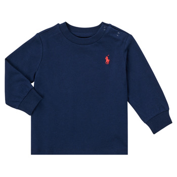 textil Dreng Langærmede T-shirts Polo Ralph Lauren FADILA Marineblå