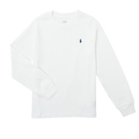 textil Dreng Langærmede T-shirts Polo Ralph Lauren KEMILO Hvid