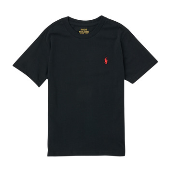 textil Børn T-shirts m. korte ærmer Polo Ralph Lauren FANNY Sort